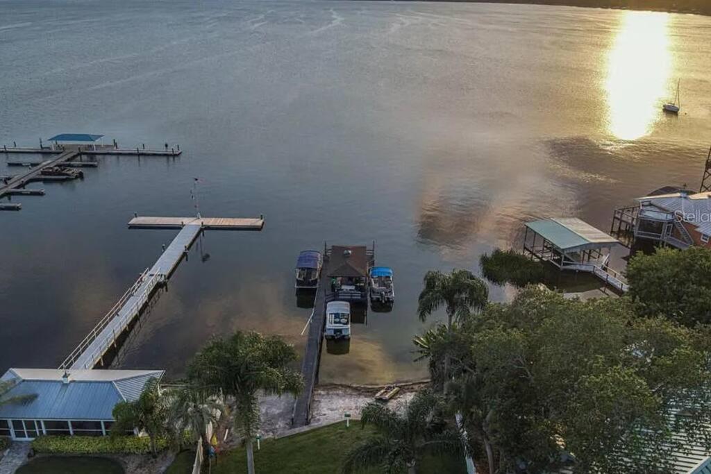 Lakefront Duplex With Pontoon Boat 2 Bedroom Home Mount Dora Exteriör bild